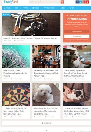 Revisión de SociallyViral: Tema para blog de MyThemeShop